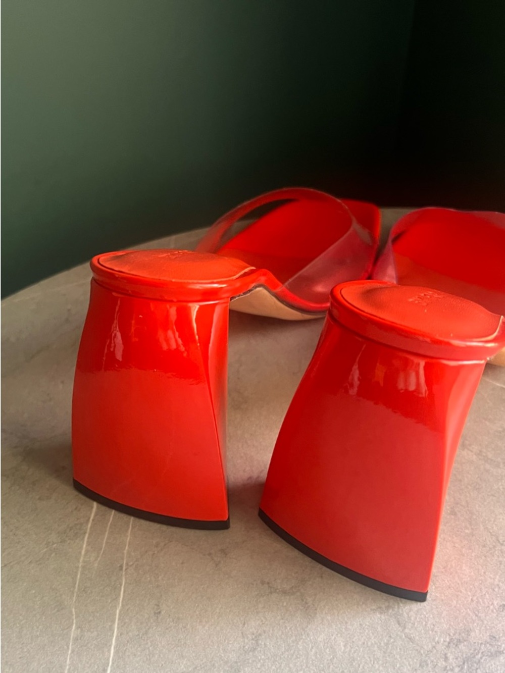 BY Far Michele Mules in Lipstick And Flame 39/9 - Picture 6 of 10